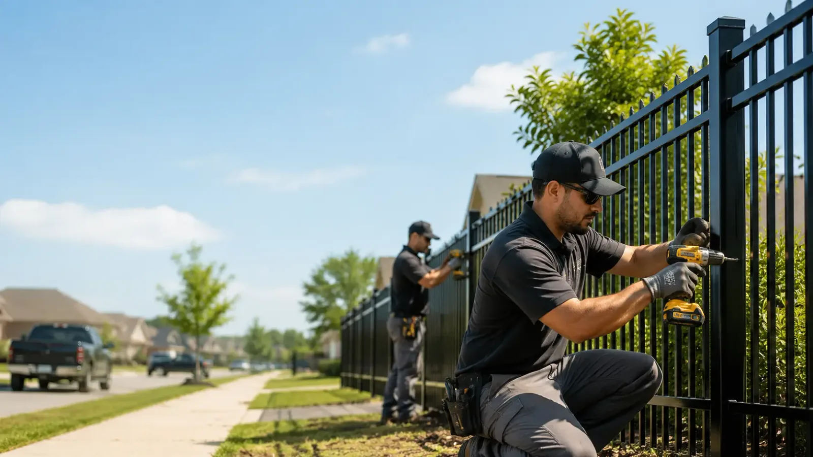 Metal Fence Installation in Ellendale, TN
